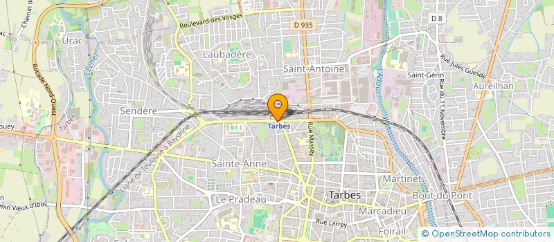 localisation de l'entreprise SOCIETE NOUVELLE DE LA GRANDE TAVERNE à TARBES