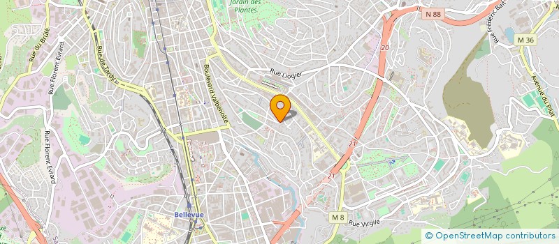 localisation de l'entreprise SOCIETE NOUVELLE DE MACONNERIE  SAINT-ETIENNE