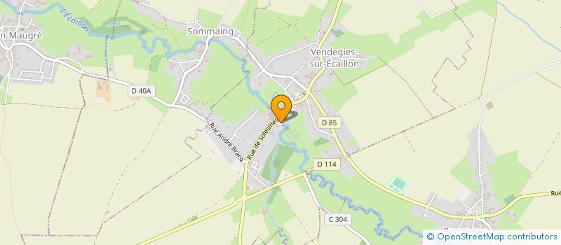 localisation de l'entreprise SOCIETE NOUVELLE DE PARACHEVEMENT  VENDEGIES-SUR-ECAILLON