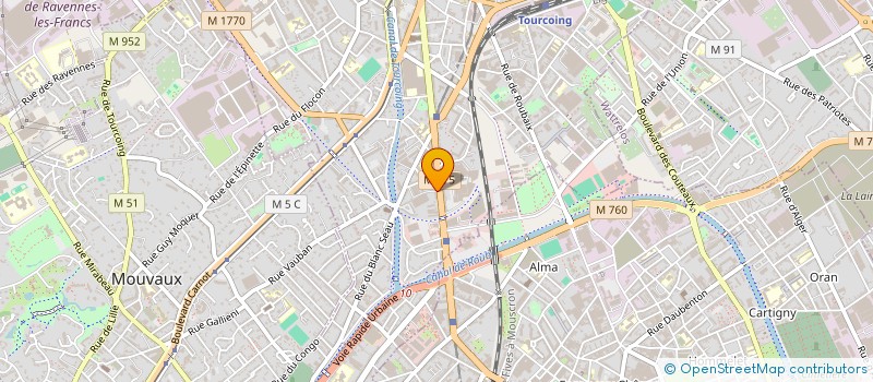 localisation de l'entreprise SOCIETE NOUVELLE DE PARFUMERIE à TOURCOING
