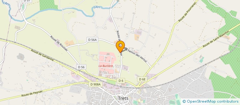 localisation de l'entreprise SOCIETE NOUVELLE DE PLOMBERIE à TRETS
