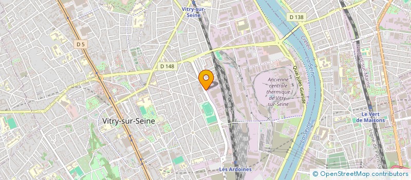 localisation de l'entreprise SOCIETE NOUVELLE DE PROJECTION DE METAUX à VITRY-SUR-SEINE