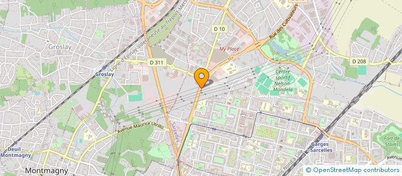 localisation de l'entreprise SOCIETE NOUVELLE DE PROTECTION SOLAIRE à SARCELLES