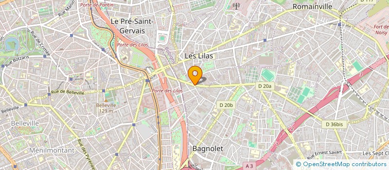 localisation de l'entreprise SOCIETE NOUVELLE DE RENOVATION à LES LILAS