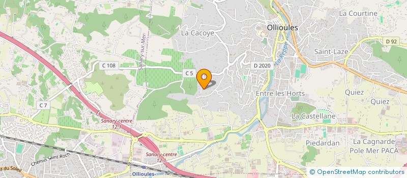 localisation de l'entreprise SOCIETE NOUVELLE DE RENOVATION ET DE CONSTRUCTION à OLLIOULES