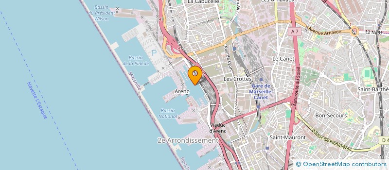 localisation de l'entreprise SOCIETE NOUVELLE DE RESEAUX DE RADIO COMMUNICATION à MARSEILLE 2EME