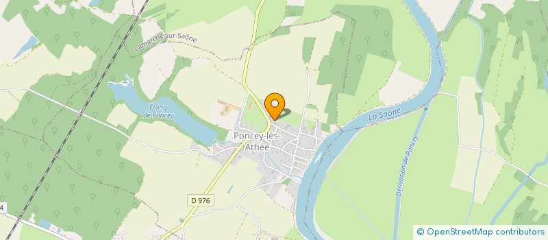 localisation de l'entreprise SOCIETE NOUVELLE DE REVETEMENT SURFACE  PONCEY-LES-ATHEE