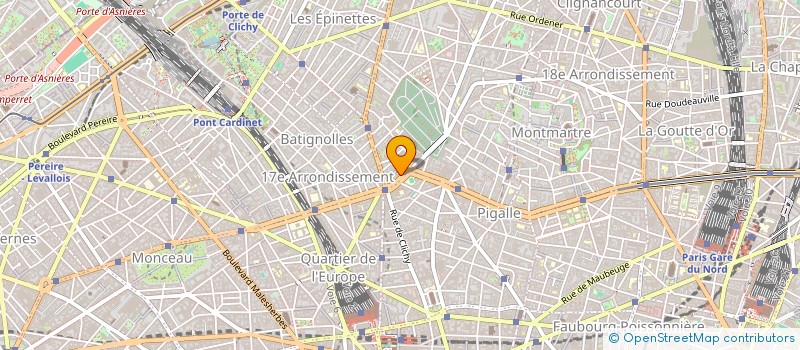localisation de l'entreprise SOCIETE NOUVELLE DE TELEPHONIE AMPLIFIEE à PARIS