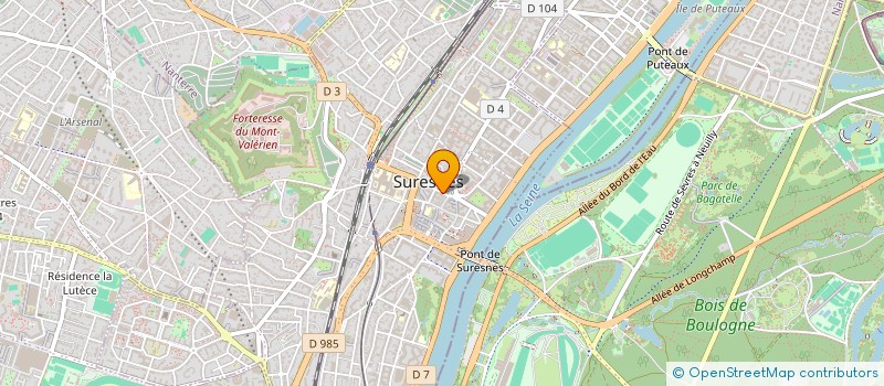 localisation de l'entreprise SOCIETE NOUVELLE DE TELEREUNION à SURESNES