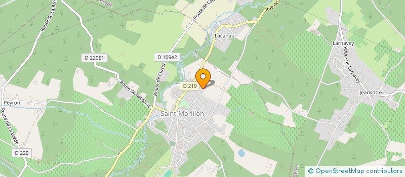 localisation de l'entreprise SOCIETE NOUVELLE DE TRAVAUX  SAINT-MORILLON