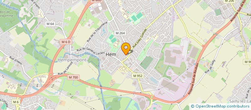localisation de l'entreprise SOCIETE NOUVELLE DE TRAVAUX HEMOISE à HEM