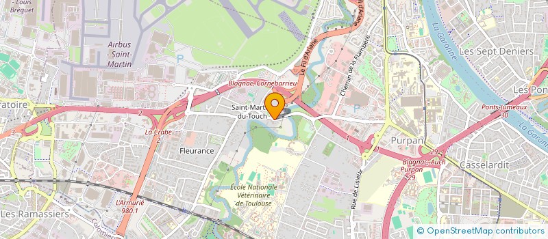 localisation de l'entreprise SOCIETE NOUVELLE DE TRAVAUX PUBLICS à TOULOUSE