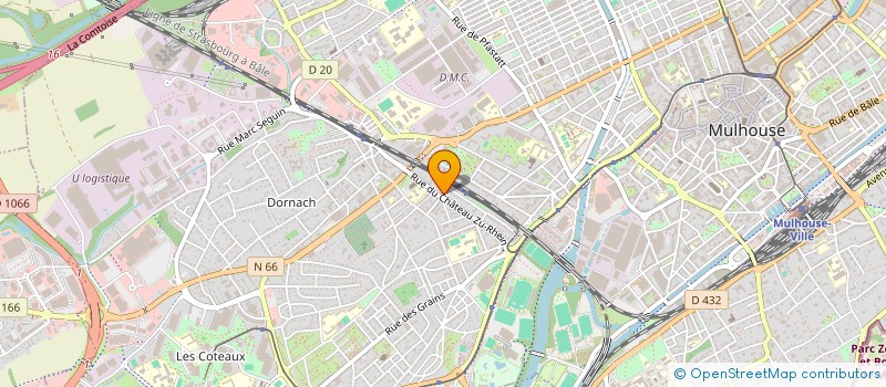 localisation de l'entreprise SOCIETE NOUVELLE DE TUYAUTERIE  MULHOUSE