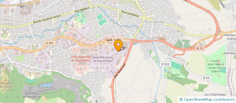 localisation de l'entreprise SOCIETE NOUVELLE DECORISOL à CHERBOURG-EN-COTENTIN