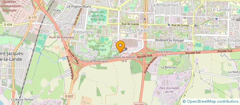 localisation de l'entreprise SOCIETE NOUVELLE DEL ARTE  RENNES