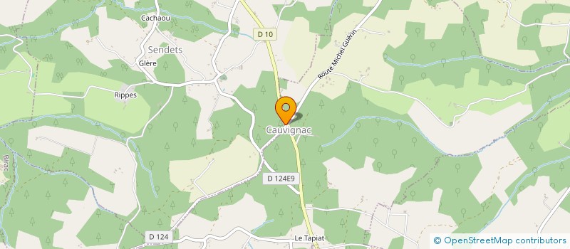 localisation de l'entreprise SOCIETE NOUVELLE DEPOSITO BOIS  CAUVIGNAC