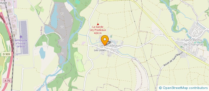 localisation de l'entreprise SOCIETE NOUVELLE DES ABAT JOUR DU MOULIN  SAUVAGNAT-SAINTE-MARTHE