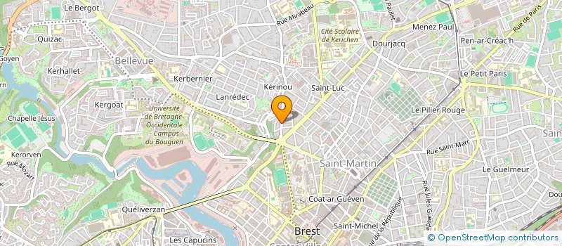localisation de l'entreprise SOCIETE NOUVELLE DES AMBULANCES A 29 à BREST