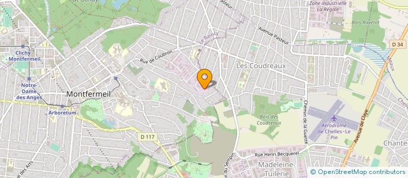 localisation de l'entreprise SOCIETE NOUVELLE DES AUTOCARS PARISIENS à MONTFERMEIL