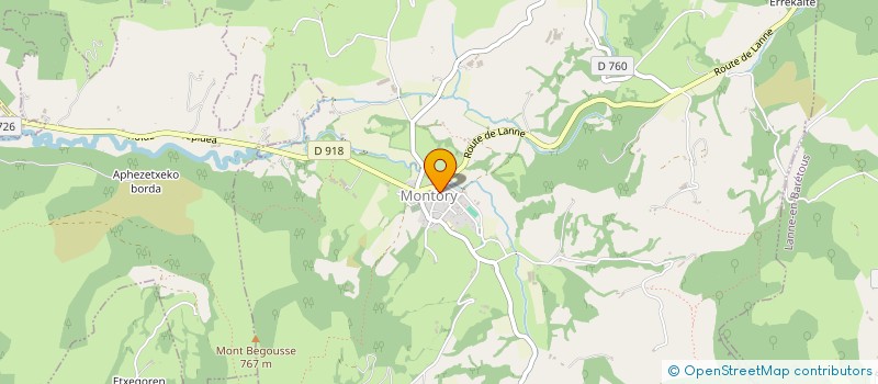 localisation de l'entreprise SOCIETE NOUVELLE DES CONFITS D'ARGUIBELLE à MONTORY