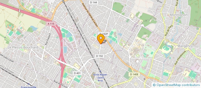 localisation de l'entreprise SOCIETE NOUVELLE DES CONSTRUCTIONS LE BAIL à SAINT-PRIX