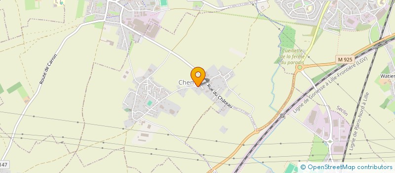 localisation de l'entreprise SOCIETE NOUVELLE DES CONVOYAGES DEHAENE SNCD  CHEMY