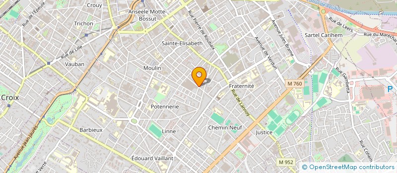 localisation de l'entreprise SOCIETE NOUVELLE DES ENTREPRISES MULLIEZ  ROUBAIX