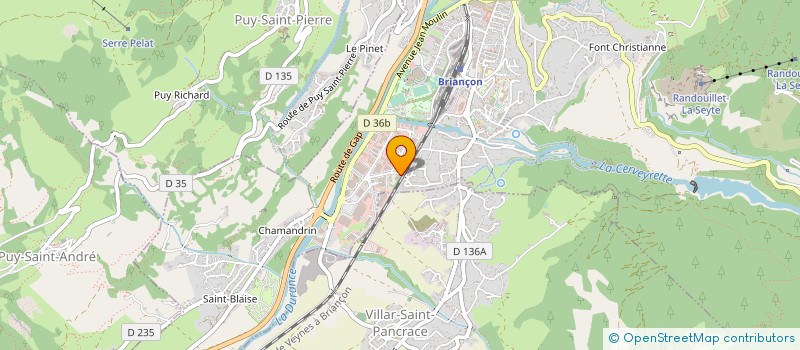 localisation de l'entreprise SOCIETE NOUVELLE DES ETABLISSEMENTS BIALLER à BRIANCON