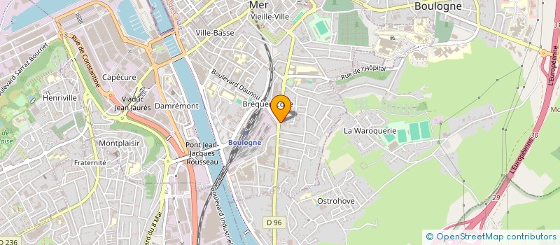 localisation de l'entreprise SOCIETE NOUVELLE DES ETABLISSEMENTS FRIGI BOULOGNE à BOULOGNE-SUR-MER
