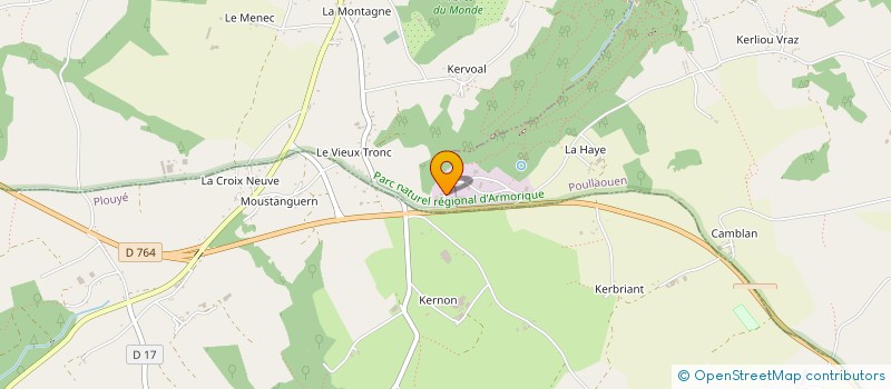 localisation de l'entreprise SOCIETE NOUVELLE DES ETABLISSEMENTS KELTIA NEVEZ  POULLAOUEN