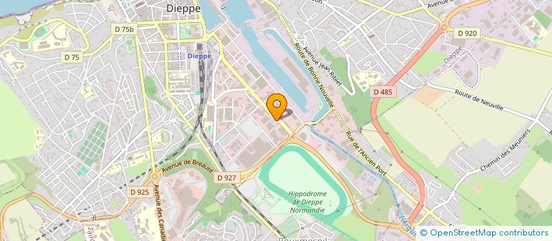 localisation de l'entreprise SOCIETE NOUVELLE DES ETABLISSEMENTS LEPRINCE à DIEPPE