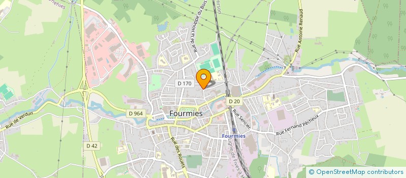 localisation de l'entreprise SOCIETE NOUVELLE DES ETABLISSEMENTS MEYER à FOURMIES