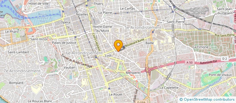 localisation de l'entreprise SOCIETE NOUVELLE DES ETBTS PUJOL ET RIVE  MARSEILLE