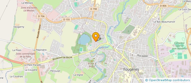 localisation de l'entreprise SOCIETE NOUVELLE DES ETS HAREL à FOUGERES
