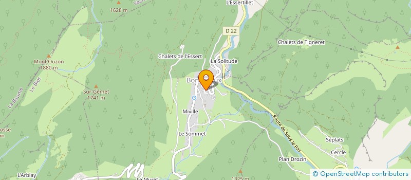 localisation de l'entreprise SOCIETE NOUVELLE DES GENTIANETTES à LA CHAPELLE D'ABONDANCE