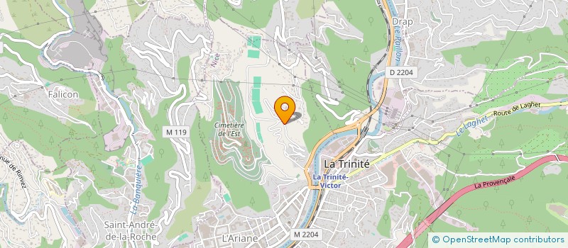 localisation de l'entreprise SOCIETE NOUVELLE DES MOULINS DE L'ARIANE à NICE