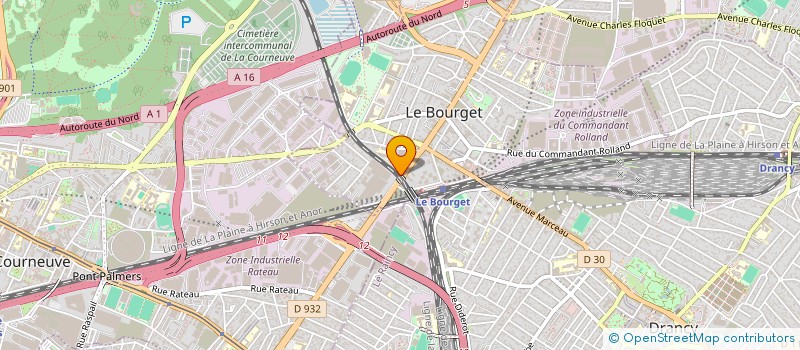 localisation de l'entreprise SOCIETE NOUVELLE DES PRODUITS ISOLANTS à LE BOURGET