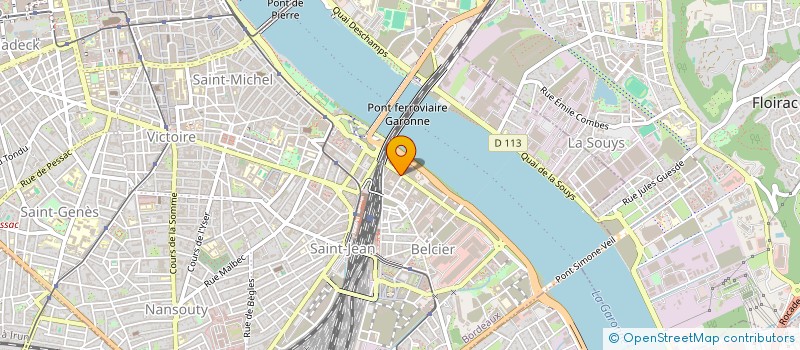 localisation de l'entreprise SOCIETE NOUVELLE DES QUAIS à BORDEAUX
