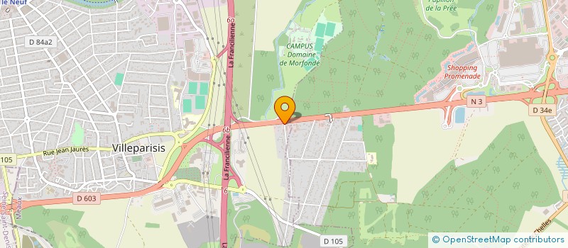 localisation de l'entreprise SOCIETE NOUVELLE DES REMORQUES BREMOND  VILLEPARISIS