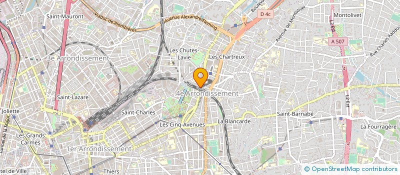 localisation de l'entreprise SOCIETE NOUVELLE DES STORES PHOCEENS à MARSEILLE