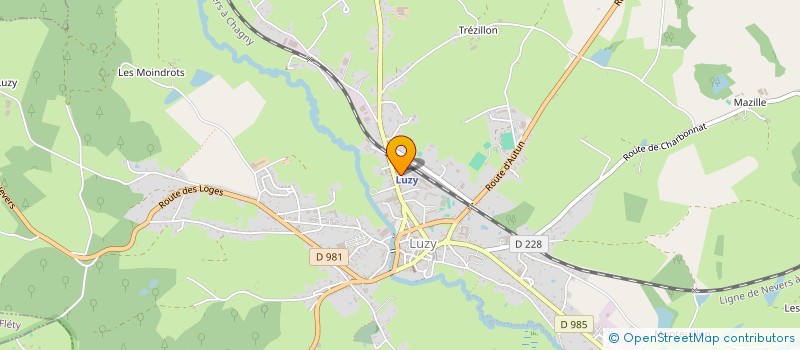 localisation de l'entreprise SOCIETE NOUVELLE DES TRANSPORTS MERLIN à LUZY
