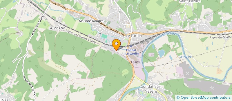 localisation de l'entreprise SOCIETE NOUVELLE DES TRANSPORTS OLDRATI  CONDAT-SUR-VEZERE