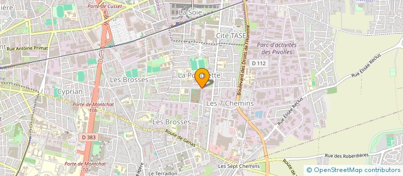 localisation de l'entreprise SOCIETE NOUVELLE DETRA à VAULX-EN-VELIN