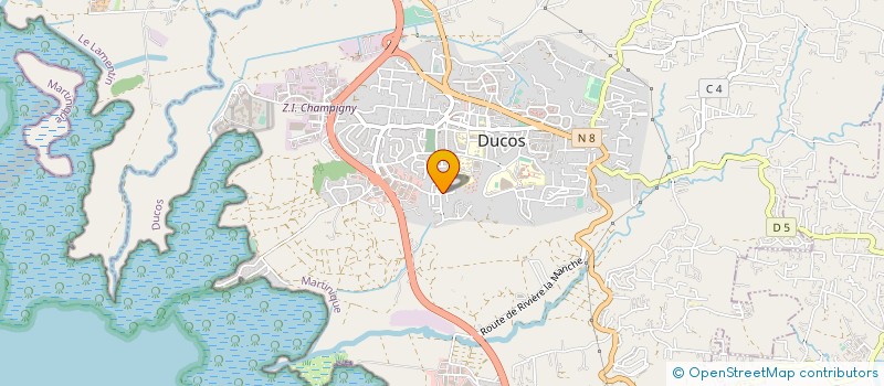 localisation de l'entreprise SOCIETE NOUVELLE DIRECO ANTILLES GUYANE à DUCOS