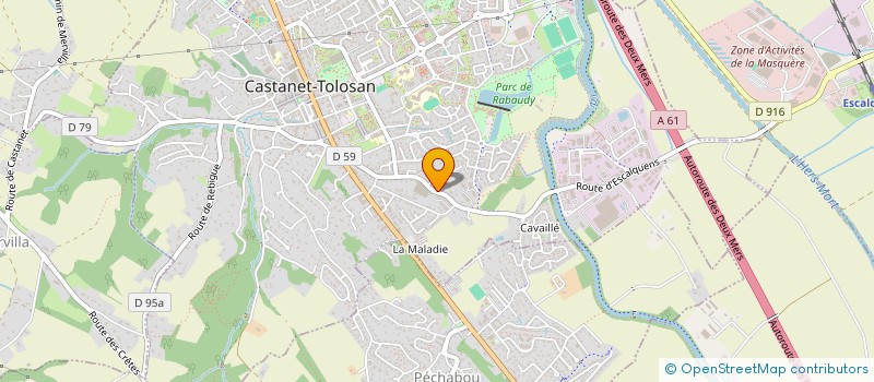 localisation de l'entreprise SOCIETE NOUVELLE DISTRIBUTION CONFISERIE à CASTANET TOLOSAN