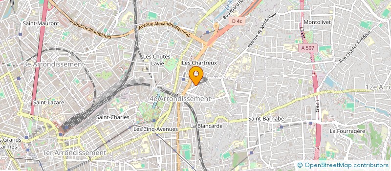 localisation de l'entreprise SOCIETE NOUVELLE DISTRIBUTION MECANIQUE CARROSSERIE à MARSEILLE