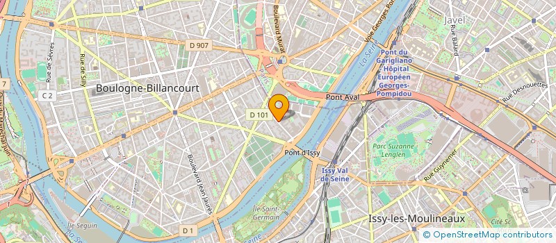 localisation de l'entreprise SOCIETE NOUVELLE DISTRICT à BOULOGNE-BILLANCOURT