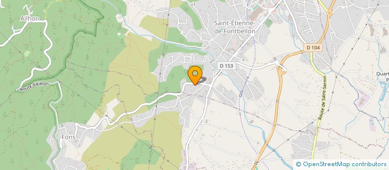 localisation de l'entreprise SOCIETE NOUVELLE DU BATIMENT  SAINT-ETIENNE-DE-FONTBELLON