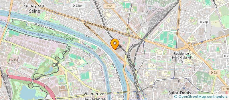 localisation de l'entreprise SOCIETE NOUVELLE DU BATIMENT à EPINAY-SUR-SEINE