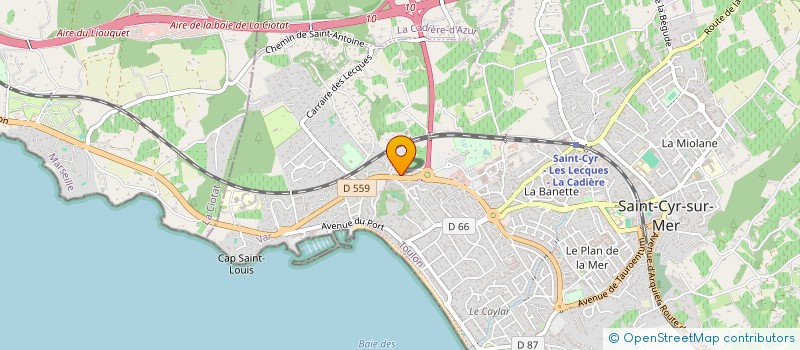 localisation de l'entreprise SOCIETE NOUVELLE DU GOLFE DES LECQUES à SAINT-CYR-SUR-MER